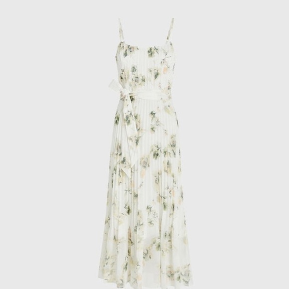Club Monaco Strappy Pintuck Pleated Dress - Picture 4 of 10